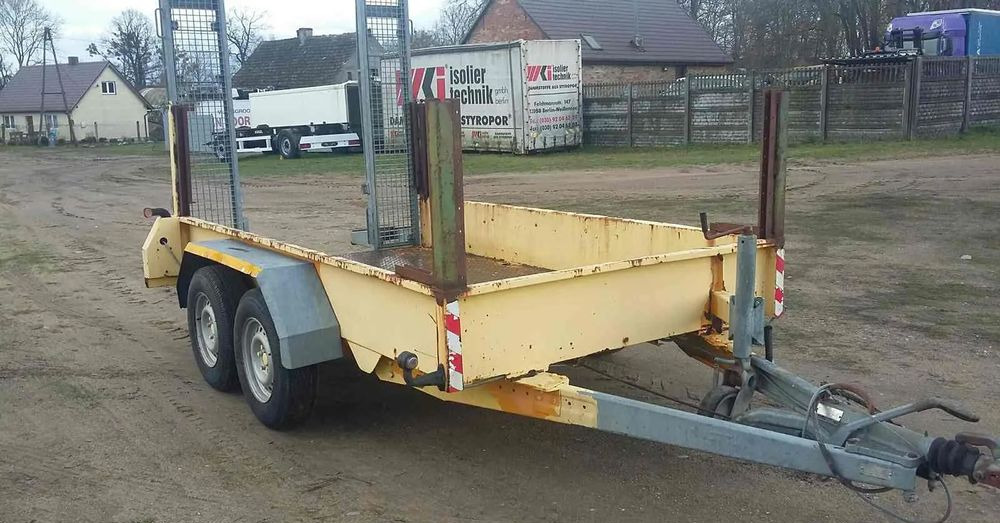 Obermaier Przyczepa niskopodwozie do mini koparek - Celtniecības tehnikas piekabe: foto 1 Obermaier Przyczepa niskopodwozie do mini koparek - Celtniecības tehnikas piekabe: foto 1