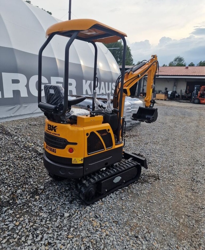Berger Kraus Nowy BERGER KRAUS BK1200AS KUBOTA skrętne ramie Minikoparka + ze - Mini-ekskavators: foto 4 Berger Kraus Nowy BERGER KRAUS BK1200AS KUBOTA skrętne ramie Minikoparka + ze - Mini-ekskavators: foto 4