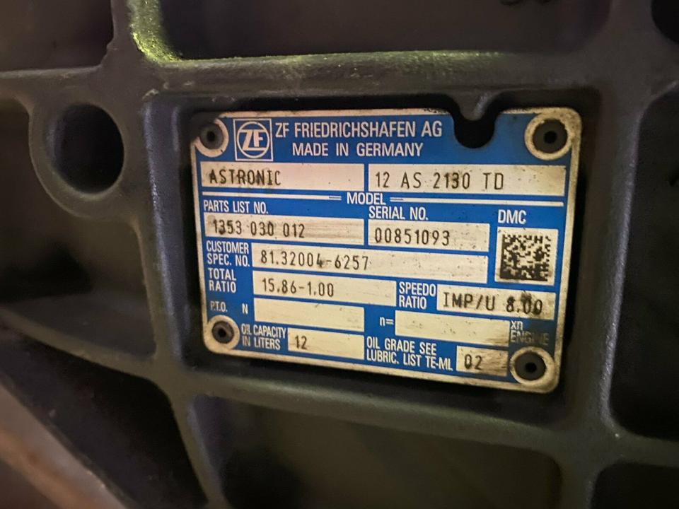 MAN TGX, TGS Getriebe ZF ASTRONIC 12 AS 2130 TD, 81.32004-6257 - Pārnesumkārba - Kravas automašīna: foto 4 MAN TGX, TGS Getriebe ZF ASTRONIC 12 AS 2130 TD, 81.32004-6257 - Pārnesumkārba - Kravas automašīna: foto 4