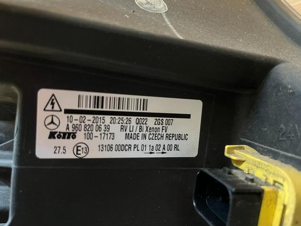 Mercedes Actros Bi Xenon Scheinwerfer Vorne Links A9608200639 - Tuvās gaismas - Kravas automašīna: foto 2 Mercedes Actros Bi Xenon Scheinwerfer Vorne Links A9608200639 - Tuvās gaismas - Kravas automašīna: foto 2