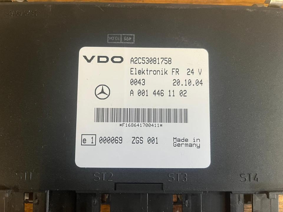 Mercedes-Benz VDO Elektronik FR Steuergerät A0014461102 - Elektroniskais vadības bloks (ECU) - Kravas automašīna: foto 3 Mercedes-Benz VDO Elektronik FR Steuergerät A0014461102 - Elektroniskais vadības bloks (ECU) - Kravas automašīna: foto 3