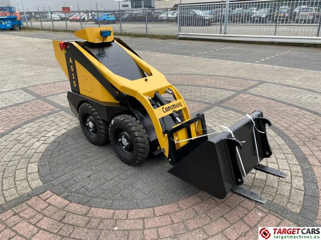 Conmeq AS15 Mini Skid Steer Loader 4x4 Electric - Kompaktiekrāvējs: foto 2 Conmeq AS15 Mini Skid Steer Loader 4x4 Electric - Kompaktiekrāvējs: foto 2