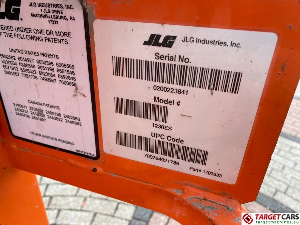 Torņa pacēlājs JLG 1230ES Electric Vertical Mast Work Lift 566cm: foto 25