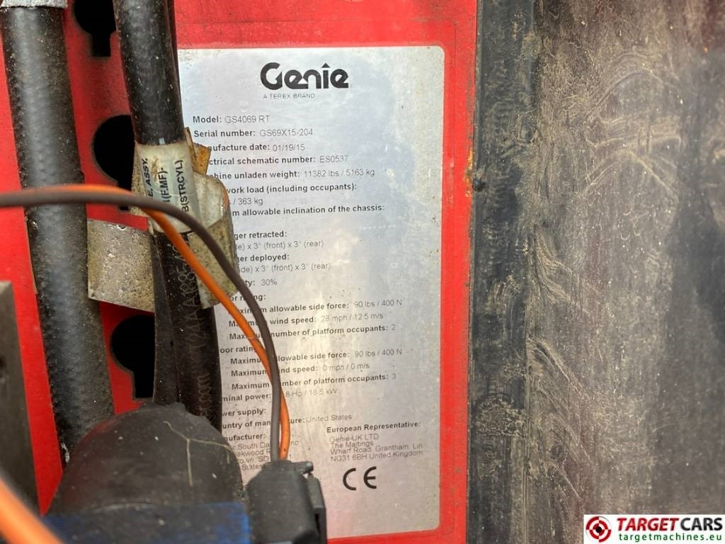 Šķērveida pacēlājs Manitou 140SC Diesel 4x4 Scissor Work Lift 1412cm: foto 15