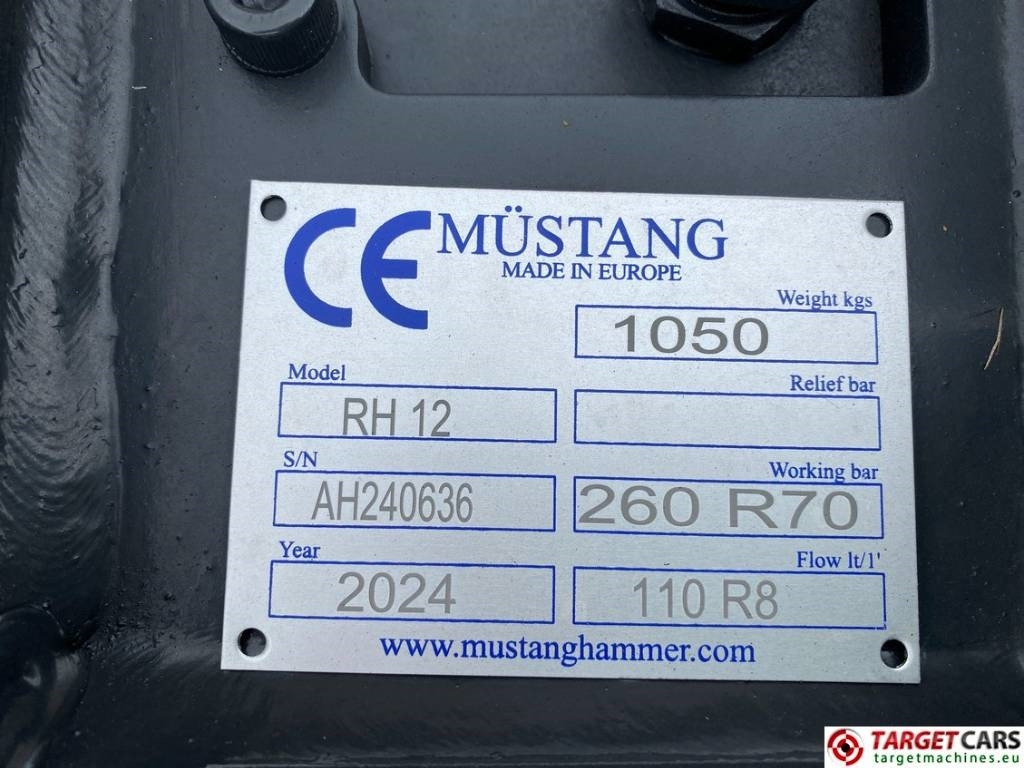 Jaunā Demolēšanas šķēres Mustang RH12 Hydraulic Rotation Pulverizer Shear 6~13T NEW: foto 10