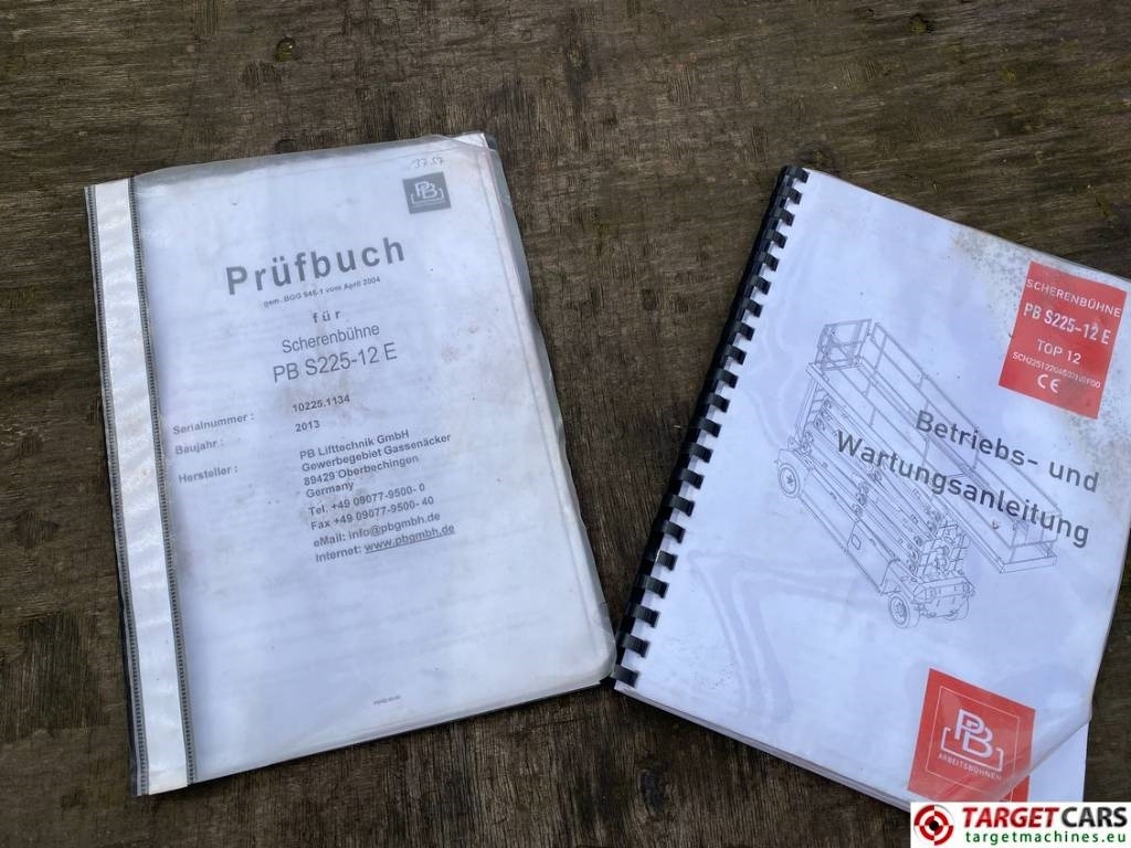 Šķērveida pacēlājs PB Lifttechnik S225-12E Electric Scissor Work Lift 2250cm DEFECT: foto 19