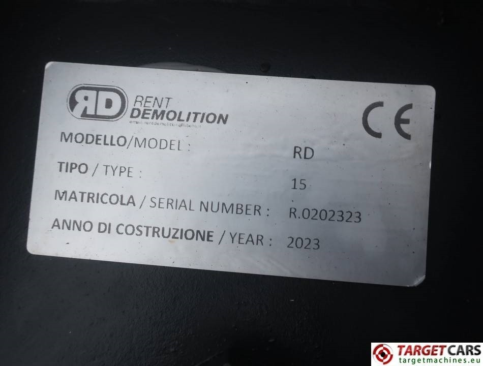 Jaunā Demolēšanas šķēres Rent Demolition RD15 Hydr Rotation Pulverizer Shear 10~20T NEW: foto 10