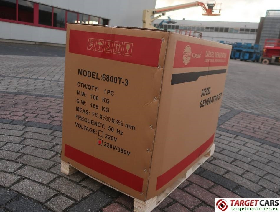 Jaunā Elektroģenerators XIDONG 6800T-3 DIESEL 6.2KVA 3-PHASE GENERATOR 220: foto 20