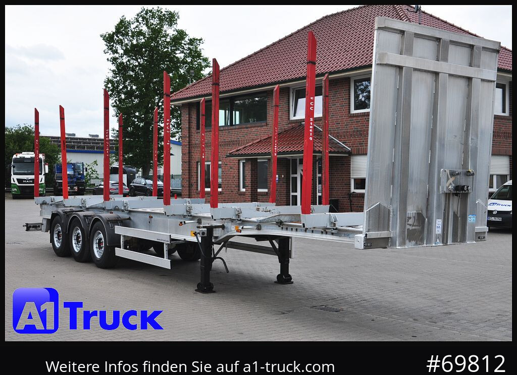 BENALU Timberliner, Vollalu, 2x Liftachse, Lang-Holz, - Kokvedēja puspiekabe: foto 1 BENALU Timberliner, Vollalu, 2x Liftachse, Lang-Holz, - Kokvedēja puspiekabe: foto 1