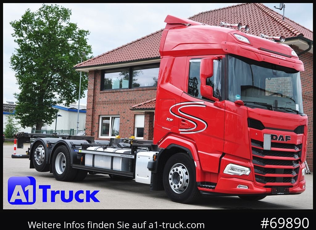 DAF XF 480, BDF, 7,45, 7,82, Lift-Lenkachse, - Konteineru vedējs/ Kravas automašīna ar noņemamā virsbūve: foto 1 DAF XF 480, BDF, 7,45, 7,82, Lift-Lenkachse, - Konteineru vedējs/ Kravas automašīna ar noņemamā virsbūve: foto 1