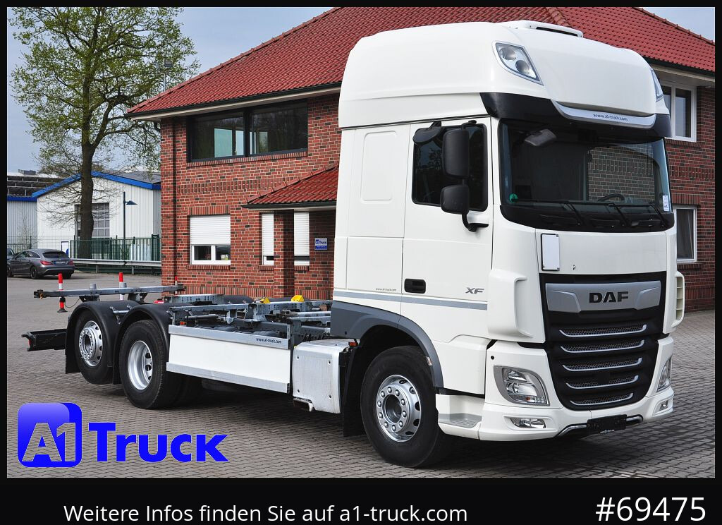 DAF XF 480 FAN Intarder Lenkachse - Konteineru vedējs/ Kravas automašīna ar noņemamā virsbūve: foto 1 DAF XF 480 FAN Intarder Lenkachse - Konteineru vedējs/ Kravas automašīna ar noņemamā virsbūve: foto 1