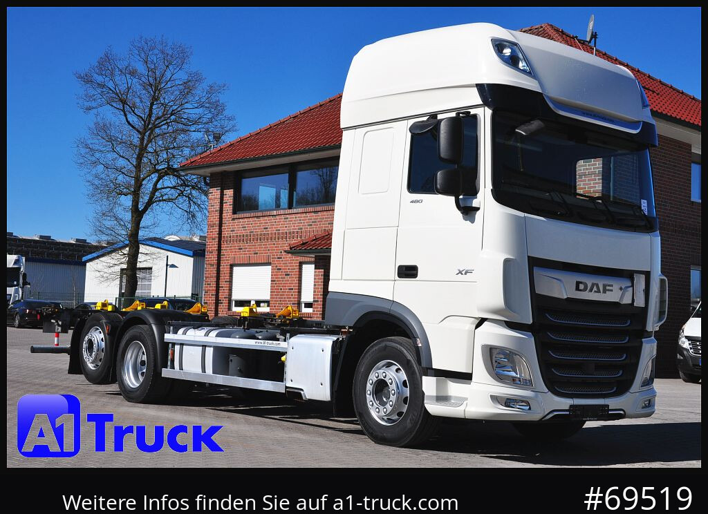 DAF XF 480 FAR Intarder, Multiwechsler 2x AHK - Konteineru vedējs/ Kravas automašīna ar noņemamā virsbūve: foto 1 DAF XF 480 FAR Intarder, Multiwechsler 2x AHK - Konteineru vedējs/ Kravas automašīna ar noņemamā virsbūve: foto 1