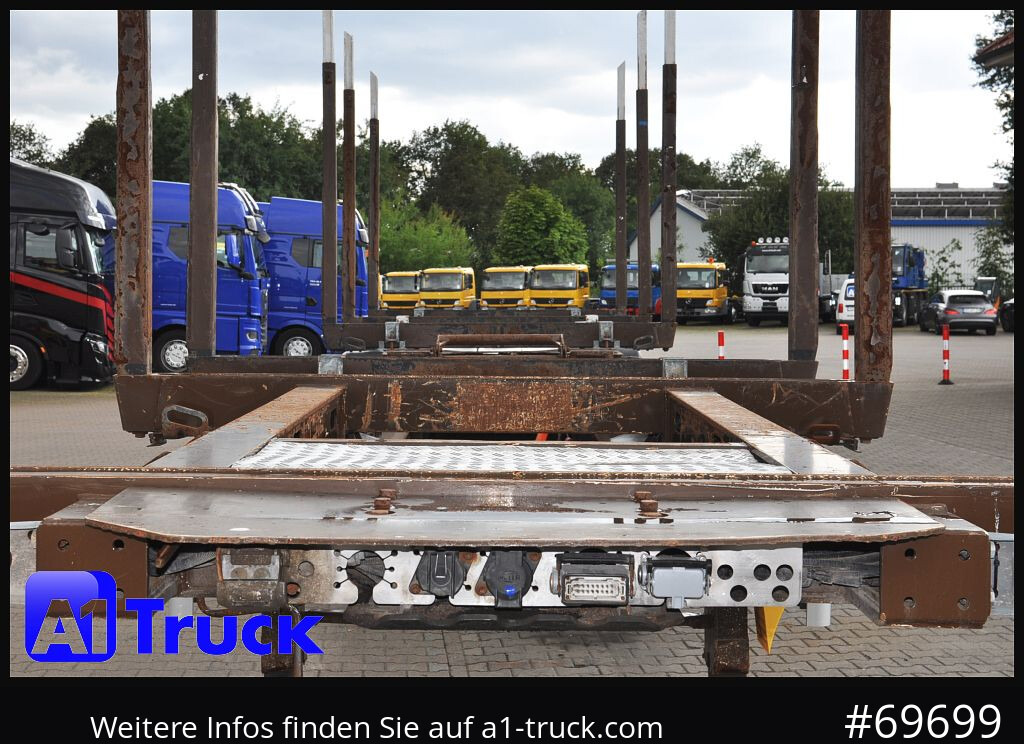 Kokvedēja puspiekabe DOLL H3L-14XL Holz Tele, Lenkachse 275 tkm.: foto 15
