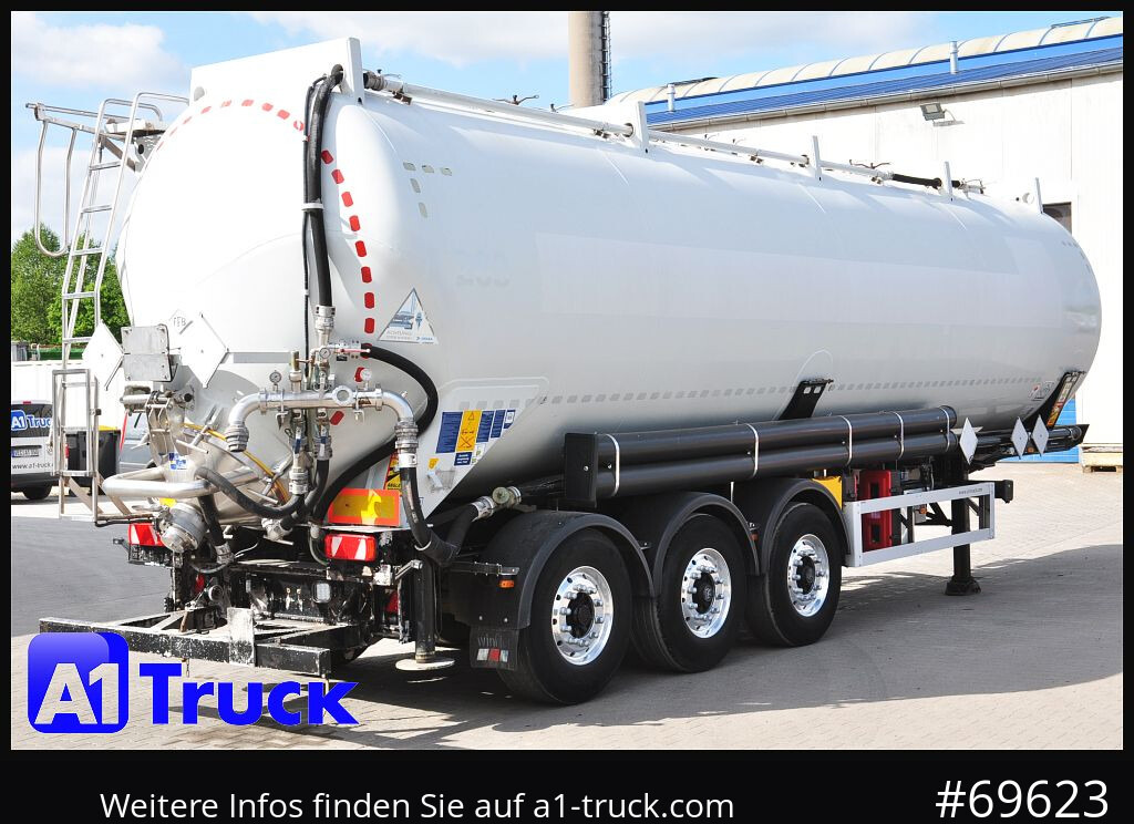 Silosa puspiekabe FELDBINDER KIP 52/7000/A/2, Kippsilo 52.3  ADR, 52m³, 52000 Liter: foto 9