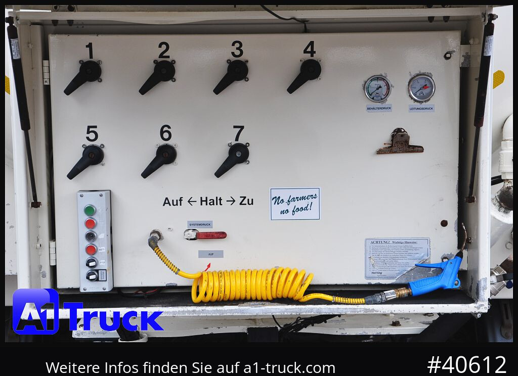 HEITLING SDBH 54, 7 Kammern, Futter Feed Lenkachse, Alufelgen, - Silosa puspiekabe: foto 2 HEITLING SDBH 54, 7 Kammern, Futter Feed Lenkachse, Alufelgen, - Silosa puspiekabe: foto 2