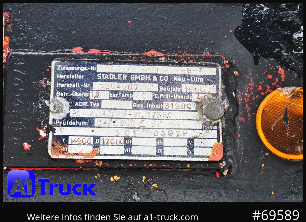 Puspiekabe cisterna HENDRICKS,GOCH Stadler  32m³ Pumpe Gülle Sickerwasser: foto 11
