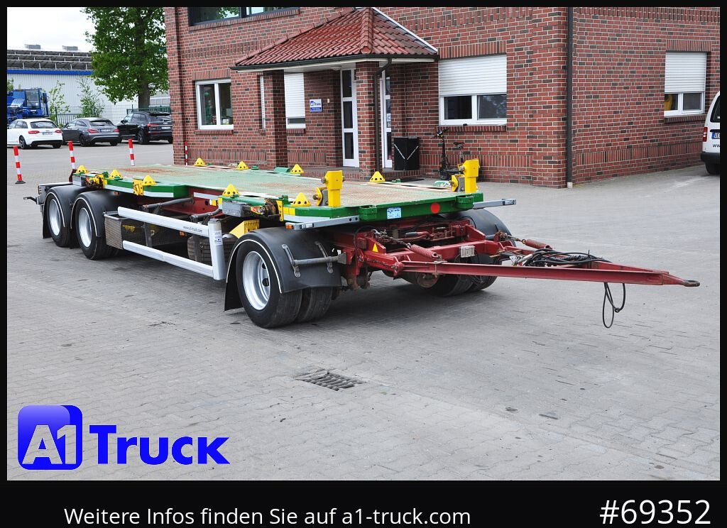 HUEFFERMANN Abstetzanhänger HMA 24. Safety-Fix, - Multilift/ Būvgružu konteinera piekabe: foto 1 HUEFFERMANN Abstetzanhänger HMA 24. Safety-Fix, - Multilift/ Būvgružu konteinera piekabe: foto 1