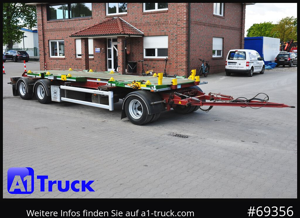 HUEFFERMANN Abstetzanhänger HMA 24. - Multilift/ Būvgružu konteinera piekabe: foto 1 HUEFFERMANN Abstetzanhänger HMA 24. - Multilift/ Būvgružu konteinera piekabe: foto 1