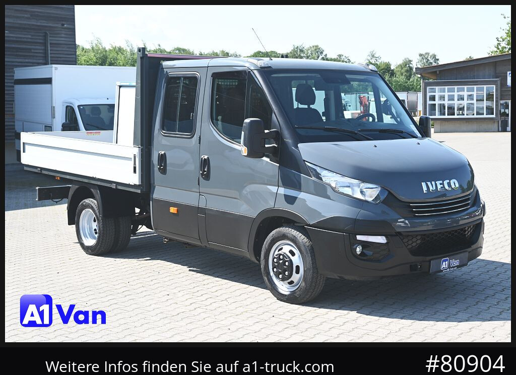 IVECO Daily 35C18 A8V Doka Pritsche, AHK, Tempomat, Stdhz. - Automašīna ar kravas platformu, Kravas-pasažieru furgons: foto 1 IVECO Daily 35C18 A8V Doka Pritsche, AHK, Tempomat, Stdhz. - Automašīna ar kravas platformu, Kravas-pasažieru furgons: foto 1