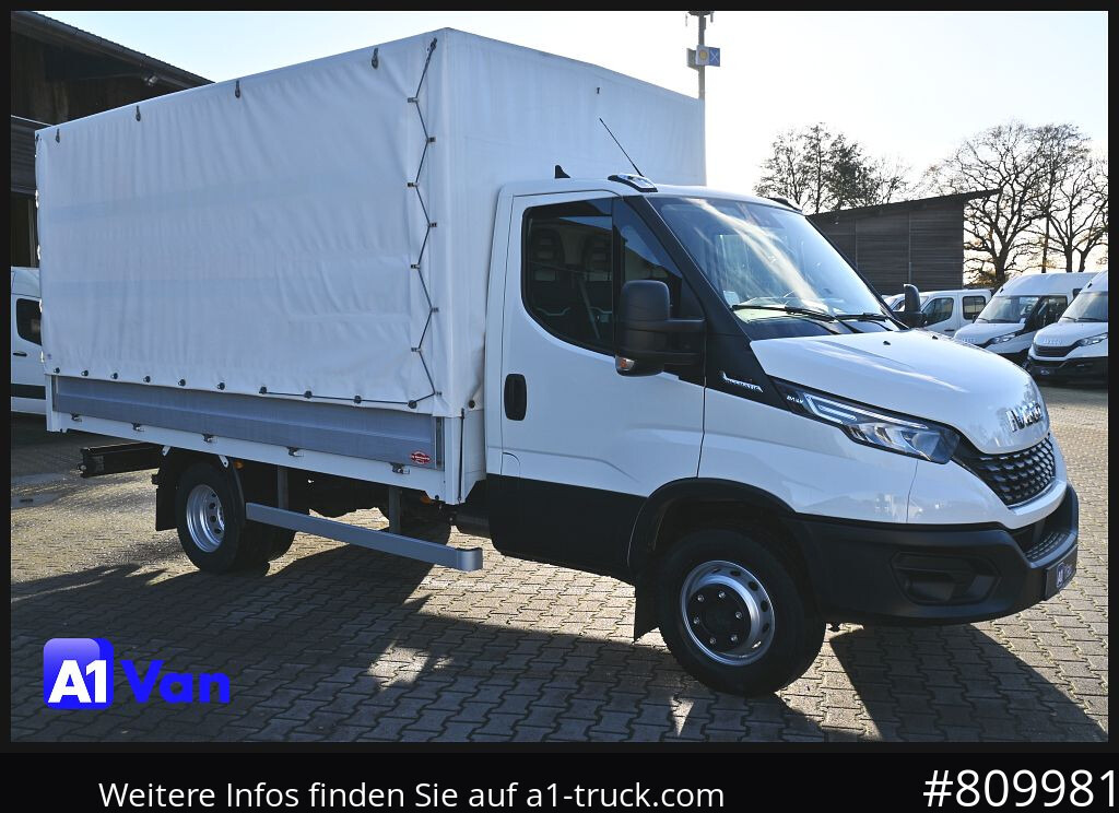 IVECO Daily 72C18 A8V Pritsche/Plane, Tempomat, AHK, Klima - Automašīna ar kravas platformu: foto 1 IVECO Daily 72C18 A8V Pritsche/Plane, Tempomat, AHK, Klima - Automašīna ar kravas platformu: foto 1