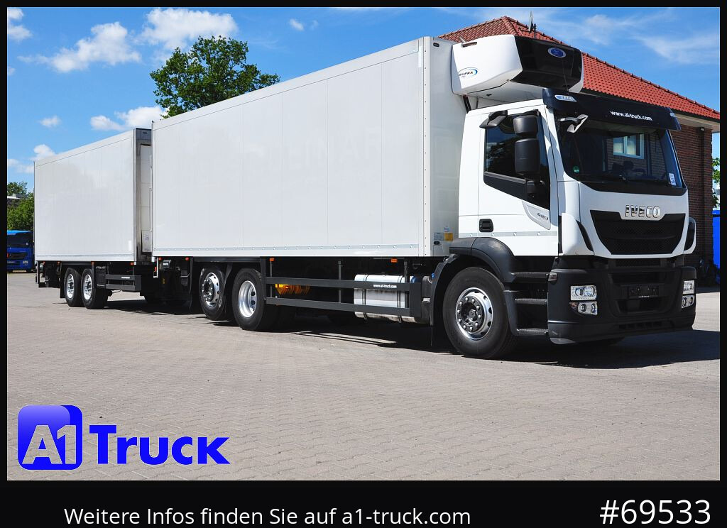 IVECO Stralis 420 Kühlzug Durchladbar Carrier Schmitz - Kravas automašīna refrižerators: foto 1 IVECO Stralis 420 Kühlzug Durchladbar Carrier Schmitz - Kravas automašīna refrižerators: foto 1