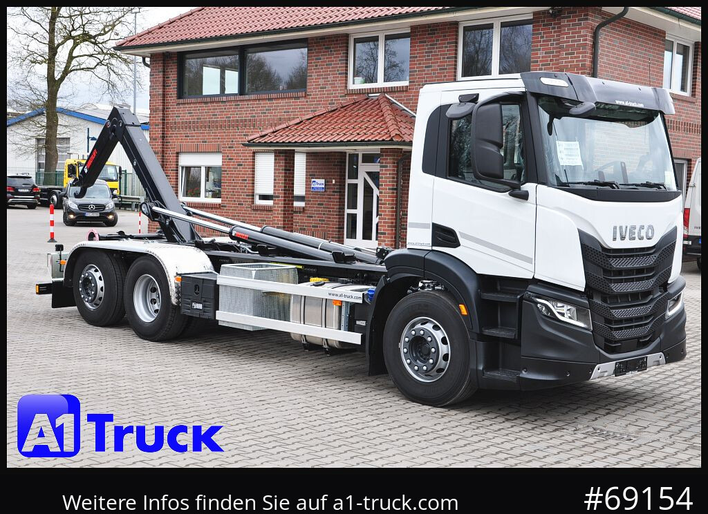 IVECO X-Way AD280X42, HIAB Multilift, Lenk- Liftachse, - Pacēlājs ar āķi: foto 1 IVECO X-Way AD280X42, HIAB Multilift, Lenk- Liftachse, - Pacēlājs ar āķi: foto 1