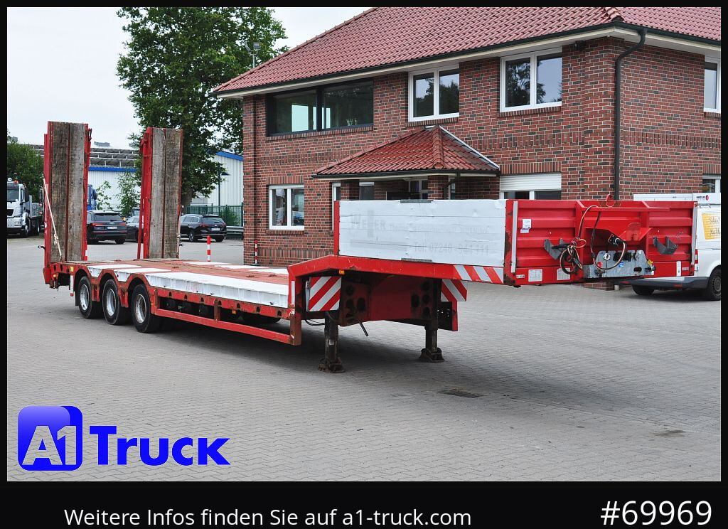 KAESSBOHRER LB 3, Rampen Lenkachse, - Puspiekabe zema profila platforma: foto 1 KAESSBOHRER LB 3, Rampen Lenkachse, - Puspiekabe zema profila platforma: foto 1