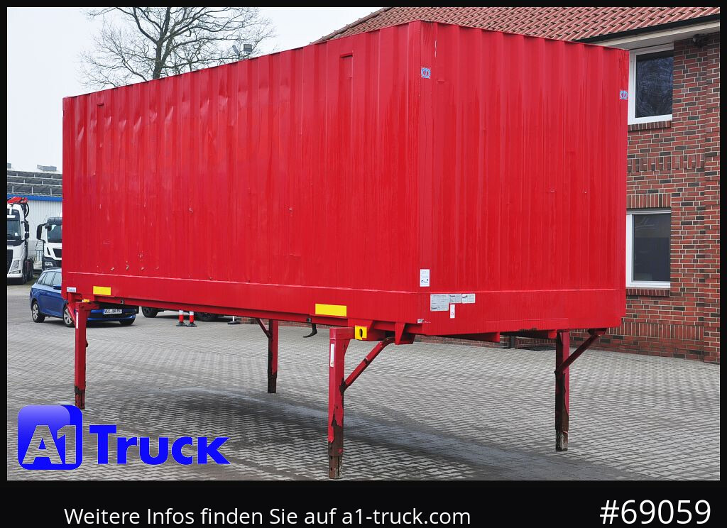 KRONE BDF 7,45 Wechselbrücke Koffer, Zurrösen in den Seitenwänden - Maināmā virsbūve - furgons: foto 1 KRONE BDF 7,45 Wechselbrücke Koffer, Zurrösen in den Seitenwänden - Maināmā virsbūve - furgons: foto 1
