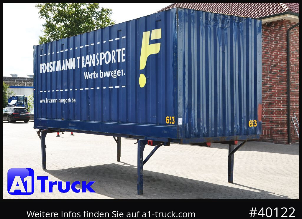 KRONE BDF 7,82 Container, 2700mm Innenhöhe, Portaltür - Jūras konteiners: foto 1 KRONE BDF 7,82 Container, 2700mm Innenhöhe, Portaltür - Jūras konteiners: foto 1