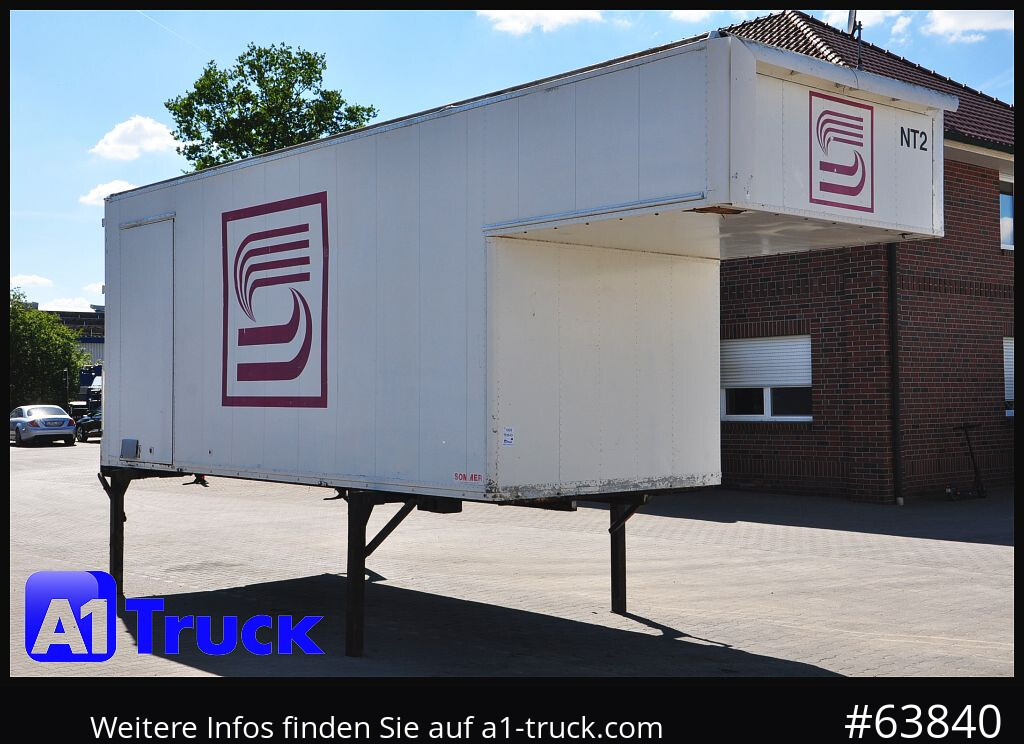 KRONE Container Lager, kann verladen werden 6,3 + 2 Meter - Maināmā virsbūve - furgons: foto 1 KRONE Container Lager, kann verladen werden 6,3 + 2 Meter - Maināmā virsbūve - furgons: foto 1