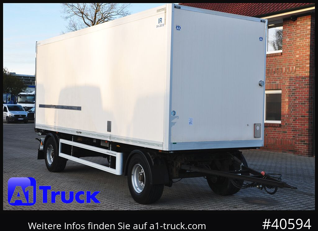 KRONE Koffer ISO, stark isoliert ehemaliger Kühlkoffer, Aluboden - Piekabe slēgtā virsbūve: foto 1 KRONE Koffer ISO, stark isoliert ehemaliger Kühlkoffer, Aluboden - Piekabe slēgtā virsbūve: foto 1