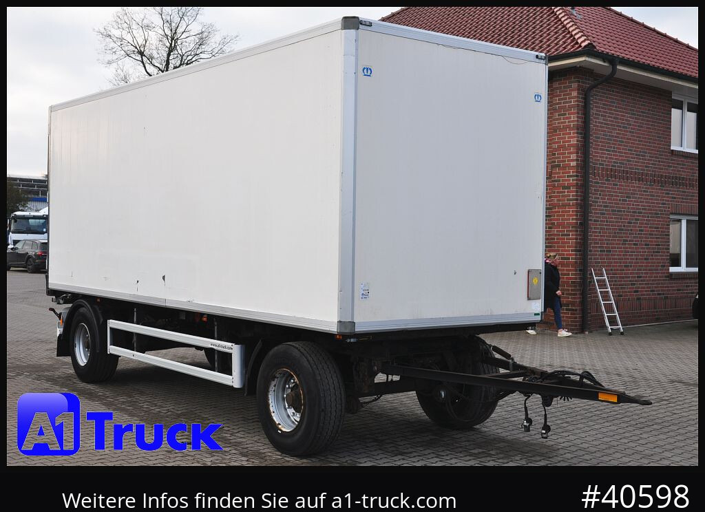 KRONE Koffer ISO, stark isoliert ehemaliger Kühlkoffer, Aluboden - Piekabe slēgtā virsbūve: foto 1 KRONE Koffer ISO, stark isoliert ehemaliger Kühlkoffer, Aluboden - Piekabe slēgtā virsbūve: foto 1