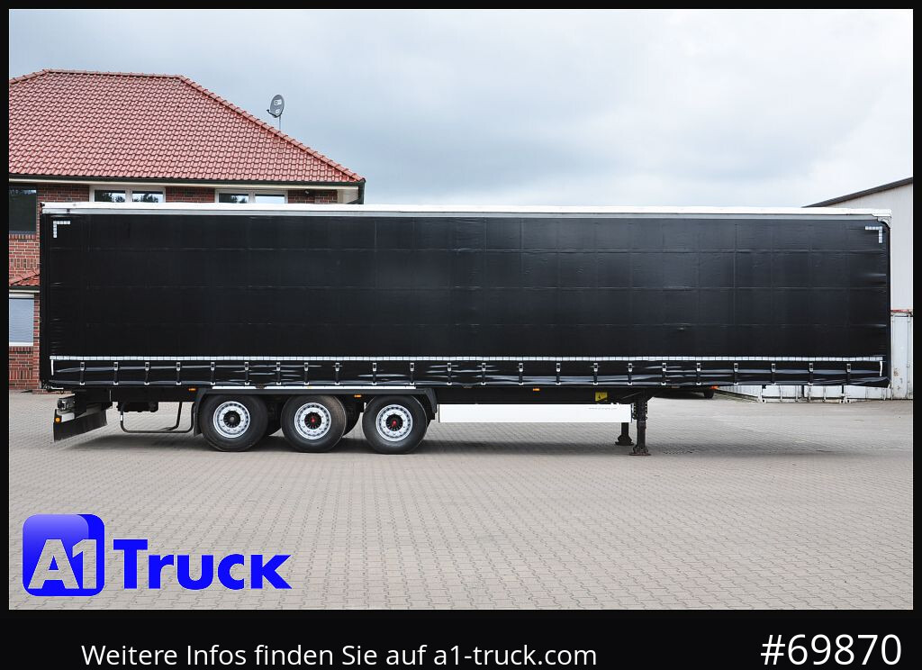 Tenta puspiekabe KRONE SD, Tautliner, neue Plane, 1 Vorbesitzer: foto 8