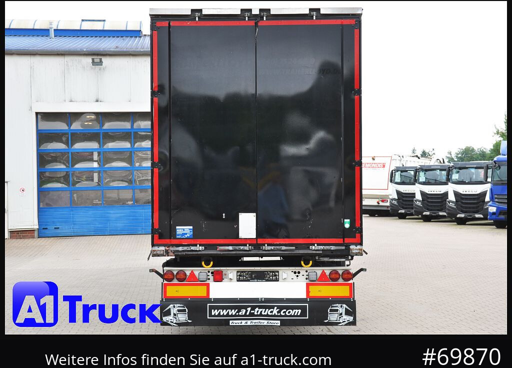 Tenta puspiekabe KRONE SD, Tautliner, neue Plane, 1 Vorbesitzer: foto 12