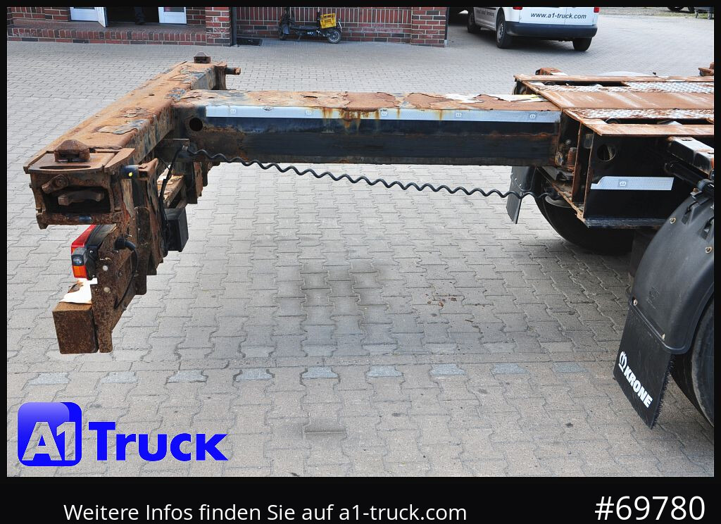 Puspiekabe noņemamā virsbūve/ Konteineru vedējs KRONE SDC, Containerchassis,  2x20/30/40: foto 14