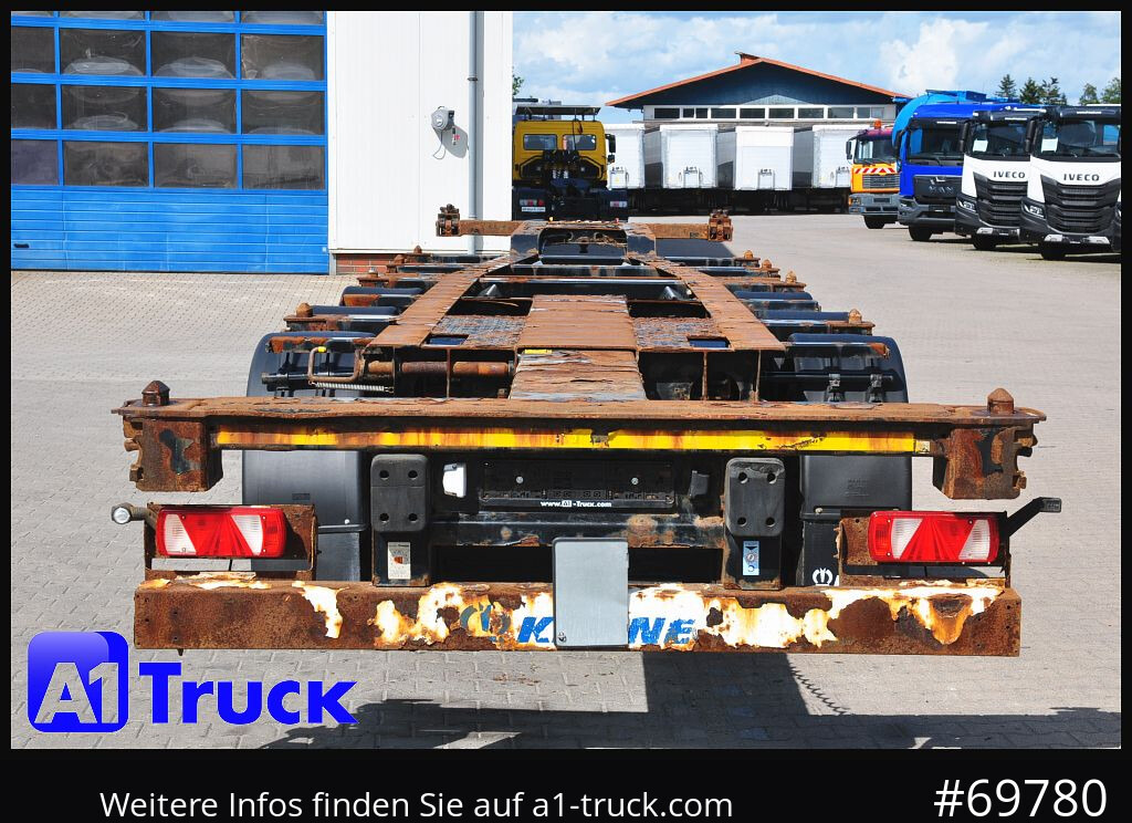 Puspiekabe noņemamā virsbūve/ Konteineru vedējs KRONE SDC, Containerchassis,  2x20/30/40: foto 9