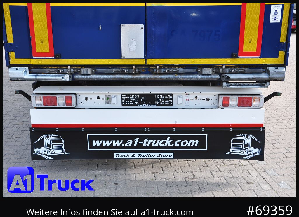 KRONE SDK 27, Koffer, Textil, 1 Vorbesitzer, Doppelstock - Puspiekabe slēgtā virsbūve: foto 5 KRONE SDK 27, Koffer, Textil, 1 Vorbesitzer, Doppelstock - Puspiekabe slēgtā virsbūve: foto 5
