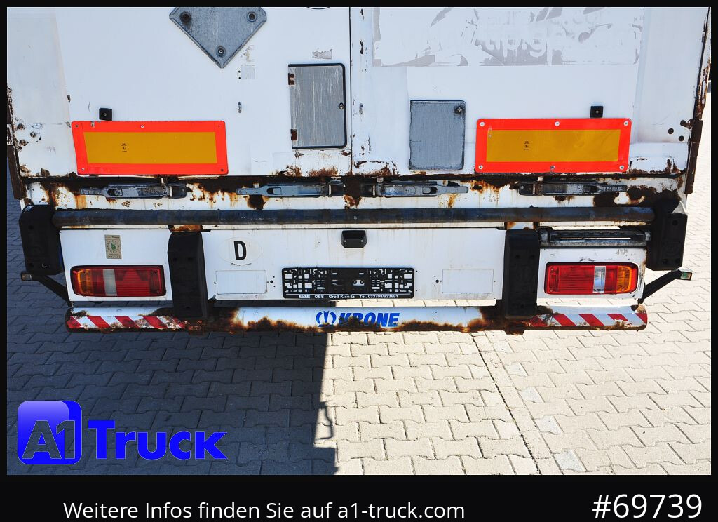 KRONE SDK 27, Koffer, Textil, 1 Vorbesitzer - Puspiekabe slēgtā virsbūve: foto 2 KRONE SDK 27, Koffer, Textil, 1 Vorbesitzer - Puspiekabe slēgtā virsbūve: foto 2