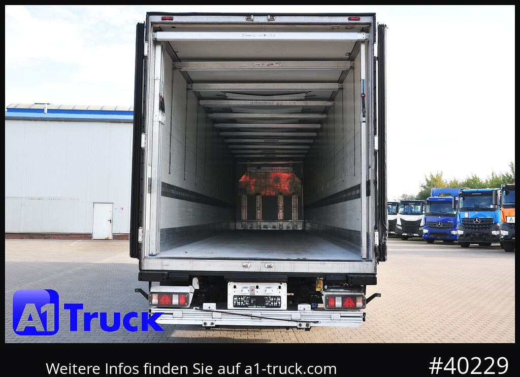 Puspiekabe refrižerators KRONE SDR 27 Carrier 1950. LBW, Taillift,Blumen, 3077Std.: foto 12