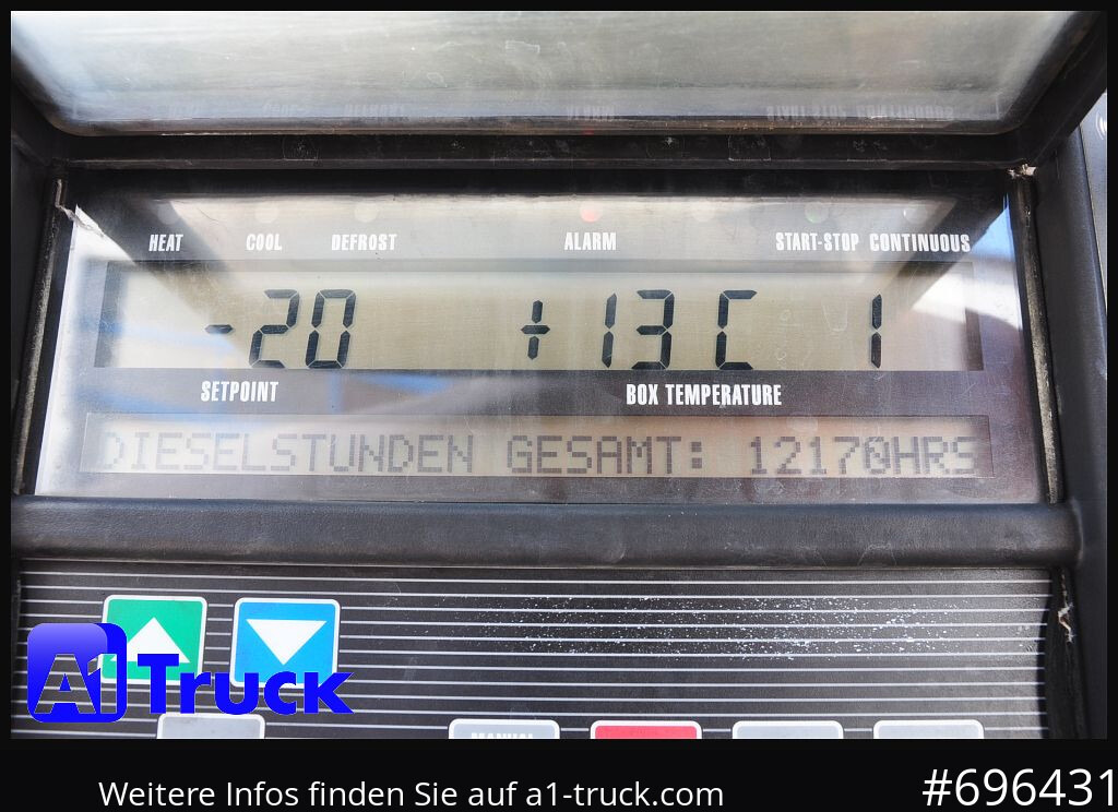Puspiekabe refrižerators KRONE SDR 27 Carrier 1950 Mt., Lift, Multitemp.: foto 6