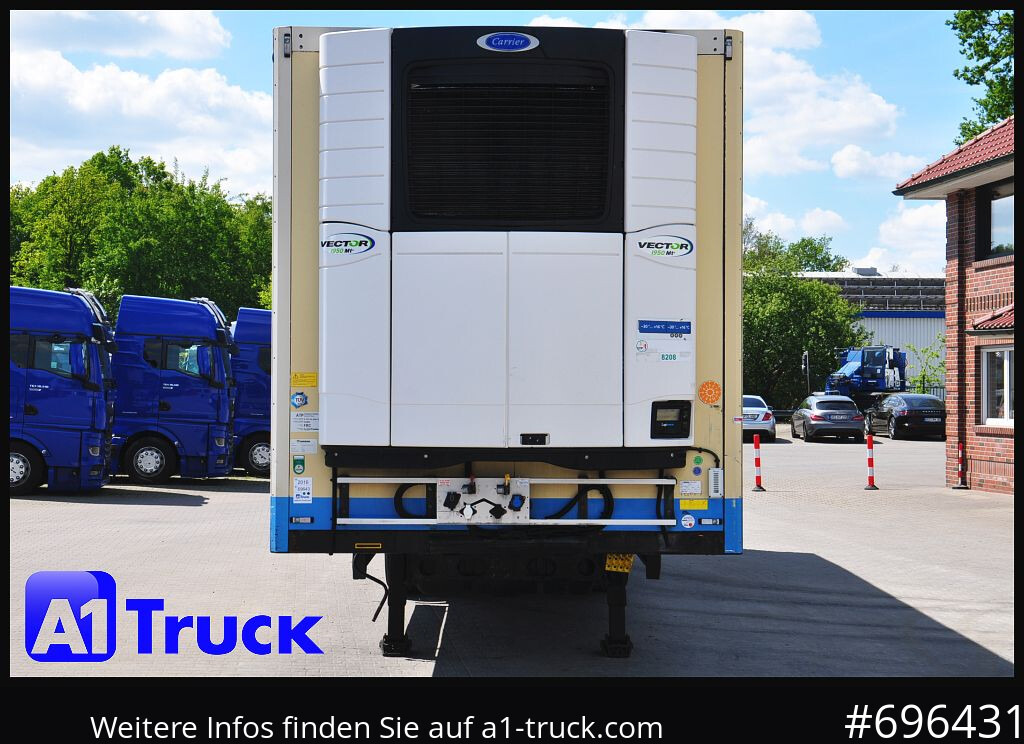 Puspiekabe refrižerators KRONE SDR 27 Carrier 1950 Mt., Lift, Multitemp.: foto 14