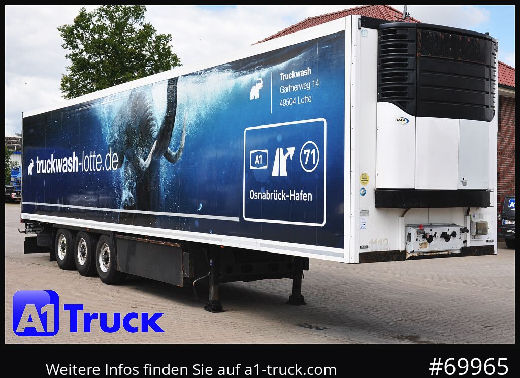 Puspiekabe refrižerators KRONE SDR 27 Carrier Maxima 1300, Doppelstock, 5216 Stunden: foto 1
