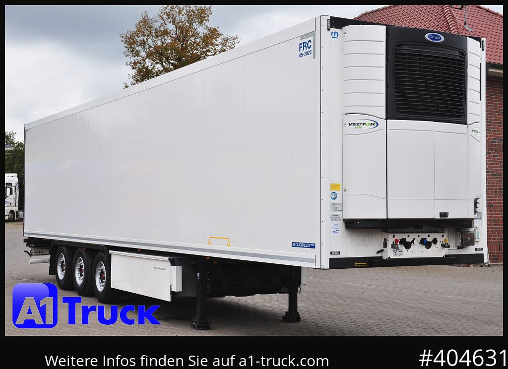 KRONE SDR 27, Rohrbahnen SAF Carrier Vector 1950, - Puspiekabe refrižerators: foto 1 KRONE SDR 27, Rohrbahnen SAF Carrier Vector 1950, - Puspiekabe refrižerators: foto 1