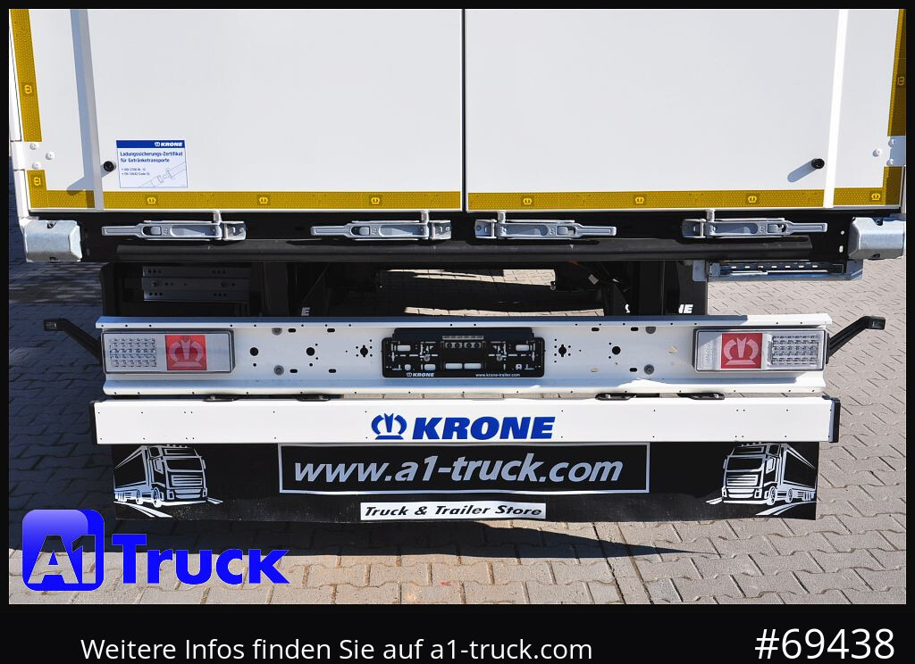 KRONE SZ 2 achs Koffer, Code XL, VDI 2700, SOFORT - Puspiekabe slēgtā virsbūve: foto 4 KRONE SZ 2 achs Koffer, Code XL, VDI 2700, SOFORT - Puspiekabe slēgtā virsbūve: foto 4