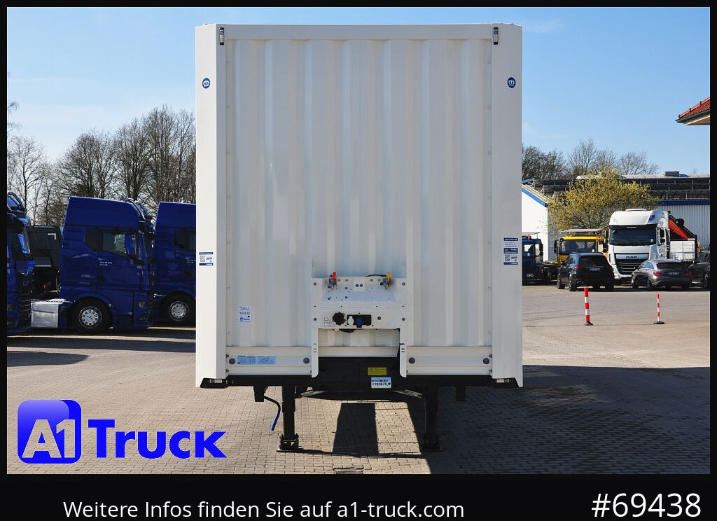 KRONE SZ 2 achs Koffer, Code XL, VDI 2700, SOFORT - Puspiekabe slēgtā virsbūve: foto 2 KRONE SZ 2 achs Koffer, Code XL, VDI 2700, SOFORT - Puspiekabe slēgtā virsbūve: foto 2