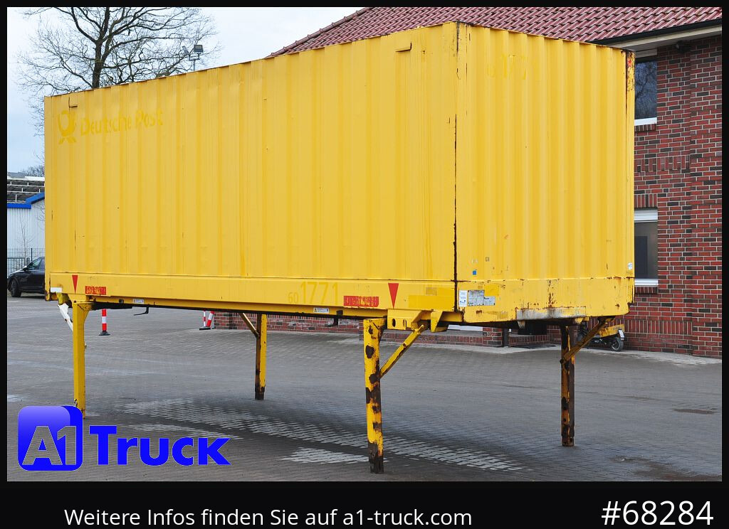 KRONE WB 7,45 Koffer, BDF Wechselbrücke 2530mm - Maināmā virsbūve - furgons: foto 1 KRONE WB 7,45 Koffer, BDF Wechselbrücke 2530mm - Maināmā virsbūve - furgons: foto 1