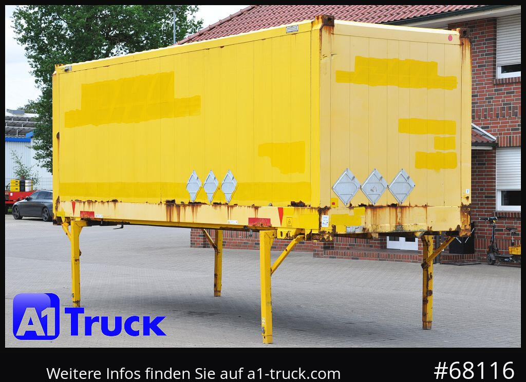 KRONE WB 7,45 Koffer, BDF Wechselbrücke 2560mm - Maināmā virsbūve - furgons: foto 1 KRONE WB 7,45 Koffer, BDF Wechselbrücke 2560mm - Maināmā virsbūve - furgons: foto 1