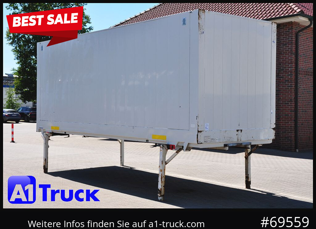 KRONE WB BDF 7,45 Koffer, 2750mm innen, 10 x vorhanden - Maināmā virsbūve - furgons: foto 1 KRONE WB BDF 7,45 Koffer, 2750mm innen, 10 x vorhanden - Maināmā virsbūve - furgons: foto 1