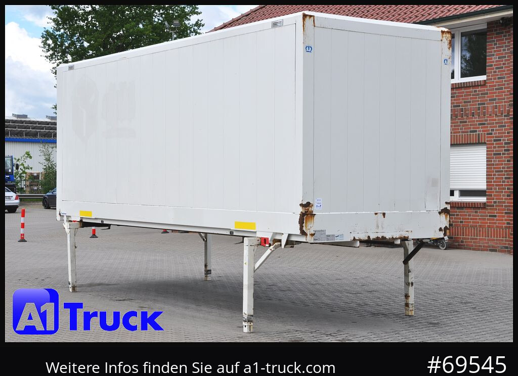 KRONE WB BDF 7,45 Koffer, 2750mm innen, 20 x vorhanden - Maināmā virsbūve - furgons: foto 1 KRONE WB BDF 7,45 Koffer, 2750mm innen, 20 x vorhanden - Maināmā virsbūve - furgons: foto 1
