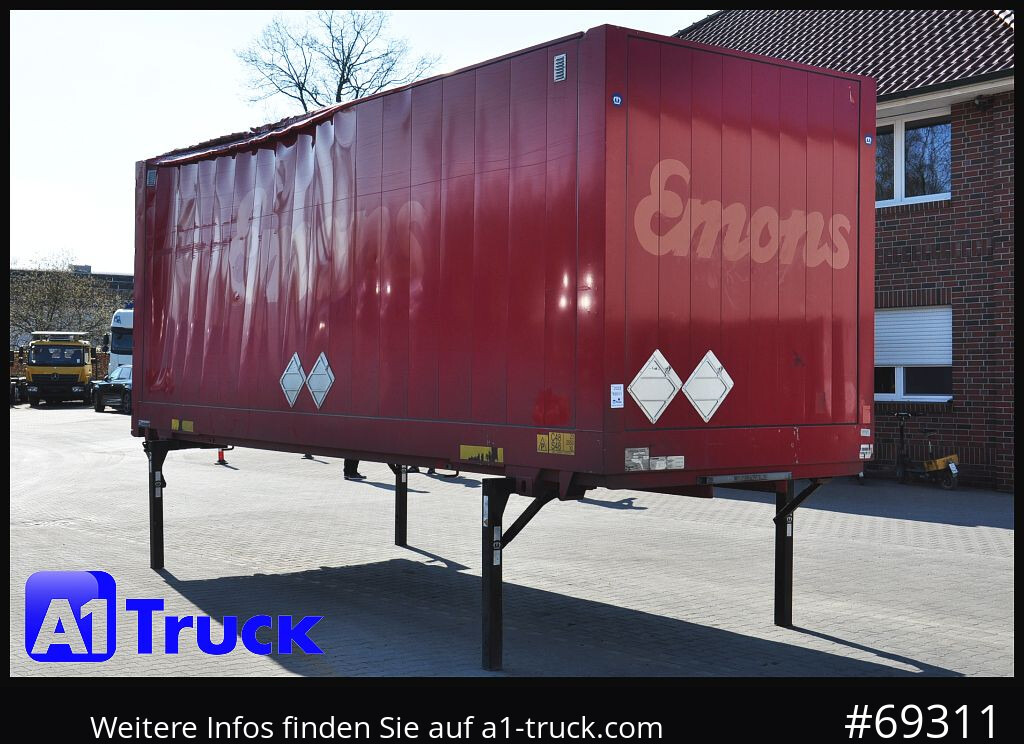 KRONE WB BDF 7,45 Koffer, 2770mm innen, beschädigt - Maināmā virsbūve - furgons: foto 1 KRONE WB BDF 7,45 Koffer, 2770mm innen, beschädigt - Maināmā virsbūve - furgons: foto 1